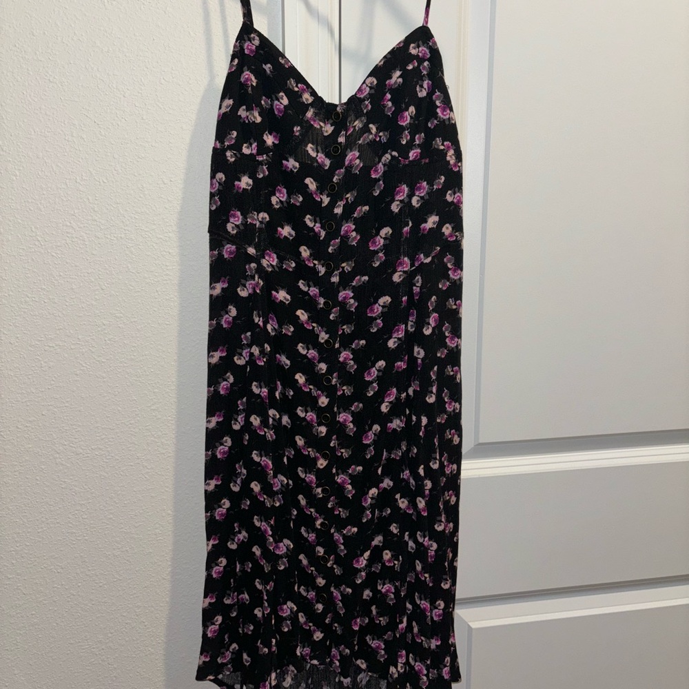 Forever 21 medium sized rose button up dress